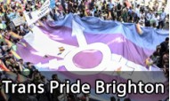 Trans Pride Brighton Flags